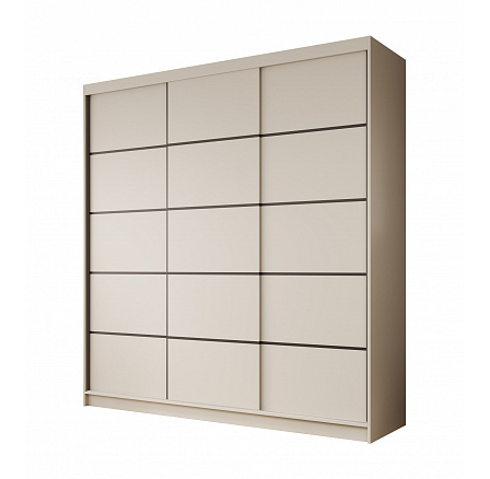 Tolóajtós szekrény Greta 200 Kašmír+Kašmír