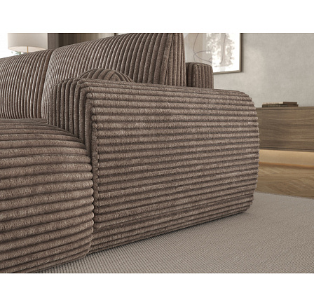 Vianetto corner sofa with sleeping function and storage compartment, light brown velour, universal Modullo 20 275x130 Symmetrical 1 Vianetto corner sofa with sleeping function and storage compartment, light brown velour, universal Modullo 20 275x130 Symmetrical 1