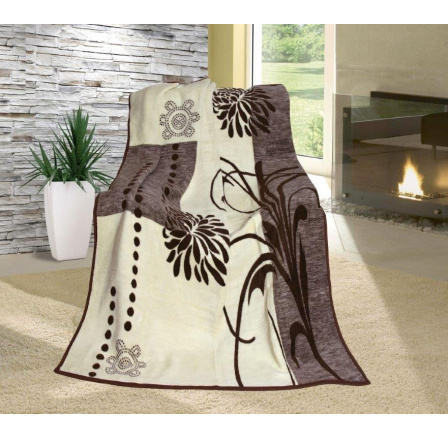 Deka Karmela jednolůžko 150x200cm zahradní květy