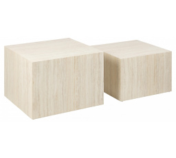 2 darabos Dice bézs dohányzóasztal készlet