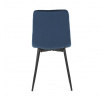 Jídelní židle, modrá, sametová látka, CT-281 BLUE4