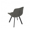Jídelní židle, šedá, látka vintage, HC-V3066 GREY3