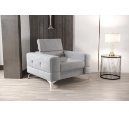 FOTEL TOSCANIA 100 CM - Odcienie szarości