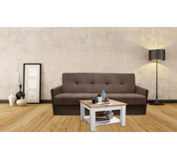 Pohovka Majka zvýšená hnědá bok 5 cm