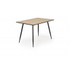 BERTO étkezőasztal, Természetes/Fekete
