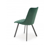 Étkezőszék K450, Zöld Bluvel/Fekete
