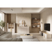 AMILIO RTV 220 1K1SZ - cashmere / dąb olejowany / uchwyty dąb jasny