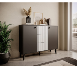 FADI komód Fekete+Fekete