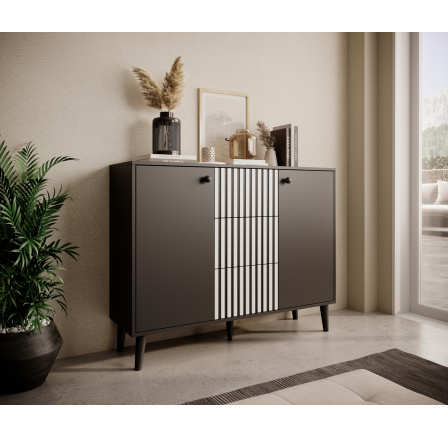 FADI komód Fekete+Fekete