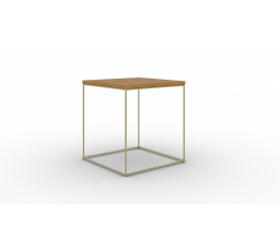 Adina kávézóasztal Arany+Lancelot Tölgy