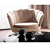 CAMELLIA 1 VELVET Fotel, Bézs Bluvel 28/Arany