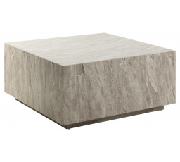 Dice dohányzóasztal 90x90cm szürke márvány