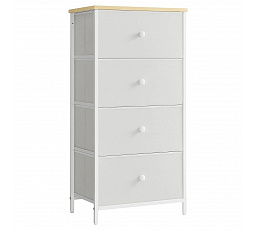 Komoda 45x30x92cm, mdf, bílá, AUK-E1031 WT