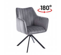 Szék velvet szürke K10-FX