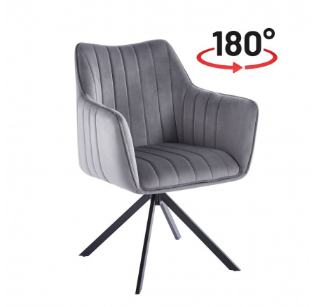 Szék velvet szürke K10-FX