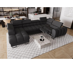 NAROŻNIK ROZKŁADANY ASPEN MAX II RELAX 198x350x170 CM - prawa , Wybierz własny kolor - Galeria tkanin poniżej