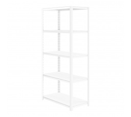 Fém polc garázsba SAM, 900 x 1830 x 450 mm, fehér