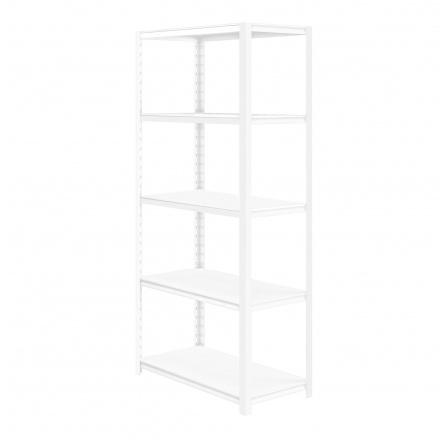 Fém polc garázsba SAM, 900 x 1830 x 450 mm, fehér