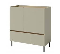 LUCA LC 9 komód, Eukaliptusz/Baltic Dune Tölgy