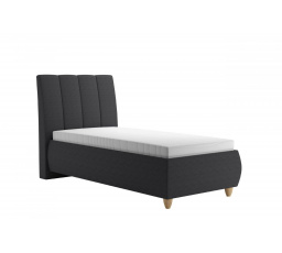 Postel Alison 90x200, tmavě šedá