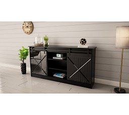 GRANERO komód, fekete