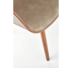 K396 étkezőszék, dió / bézs