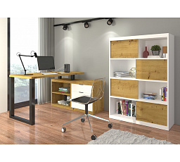 SAROKASZTAL MARO II Artisan+Fekete+Fehér