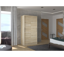 ASTEN 100 tolóajtós szekrény Sonoma+Sonoma