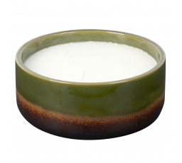 Glaze XL gyertya zöld kerámiában