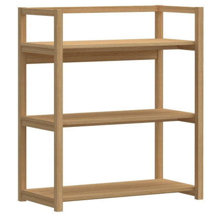 Ludza polc 3 polc természetes tölgy