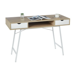 Íróasztal tölgy sonoma/fehér B18-FXJG