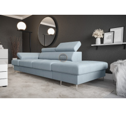 SOFA GALAXY II SZEZLONG 235 CM - Odcienie niebieskiego , Szezlong po prawej - prawa strona