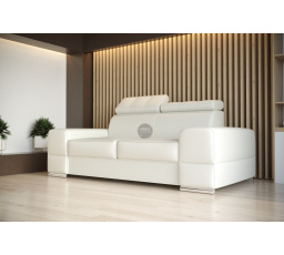 SOFA SKÓRZANA ROYAL II 225 CM - Skóra biała