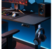 140 cm-es, állítható magasságú X-TENSIO fekete játékasztal