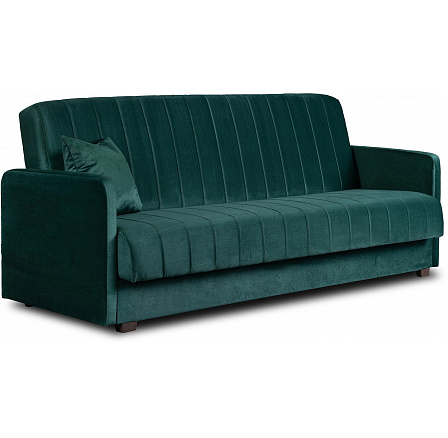Sofa Rozkładana PORTO Zielona Welurowa