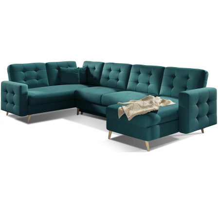 Rohová sedací souprava ASGARD U, MatVelvet 68