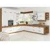 Kuchyňská skříňka Vega 60x60 GN 72 2F dub lancelot/bílý lesk