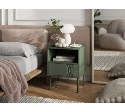 Éjjeliszekrény TRESSE, zöld