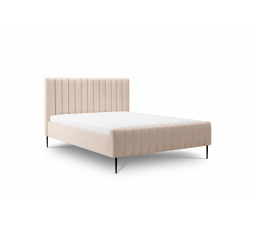 Tapicerowane łóżko sypialniane Nicole - 160x200, Salvador (SIC) 2/nogi czarne