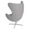 Tojás fotel hamuszürke 129 Prémium