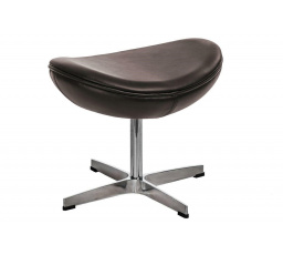 Prémium sötétbarna bőr tojás lábtartó