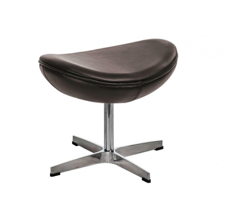 Prémium sötétbarna bőr tojás lábtartó