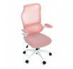 Kancelářská židle, houpací mechanismus, růžová síťovina, KA-C807 PINK