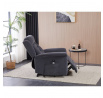 Polohovací křeslo, elektrické kabelové ovládání, šedá, látka, TV-7072 GREY2