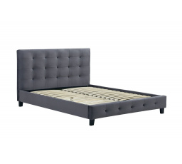 Kárpitozott ágy 160x200 szürke LT4-FX