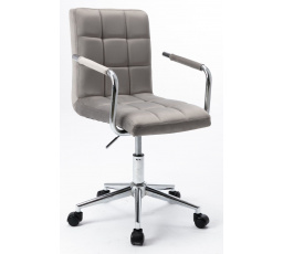 Forgószék velvet szürke N-15