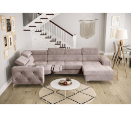 NAROŻNIK ORION MAX III RELAX Z FUNKCJĄ SPANIA 165x320x190 CM - Wybierz własny kolor - Zapisz swój wybór - Galeria tkanin poniżej , lewa