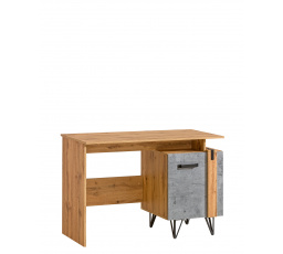 LOFTER íróasztal - LO9, Wotan tölgy + Millenium beton