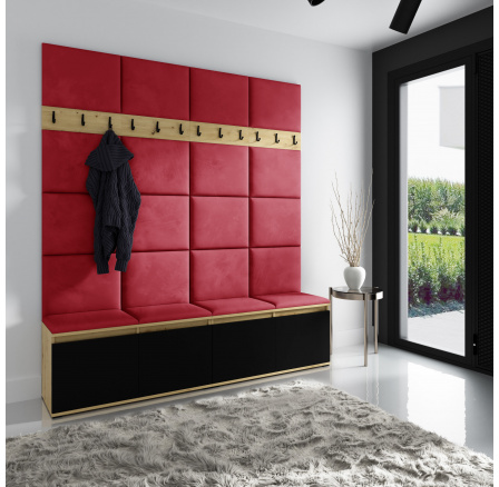 EMI 4 előszobafal, Trinity 09/Artisan+fekete