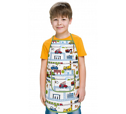 Dětská zástěrka město